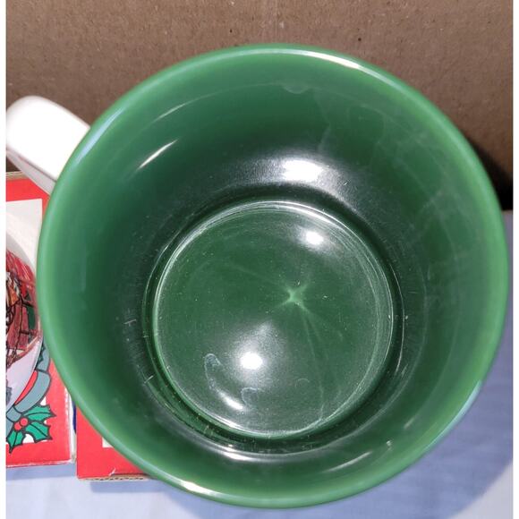 Vtg Christmas Cups (2) Potpourri Designs Santa Mug-An Arctic Cmas 1994 CoffeeCup - Picture 11 of 12